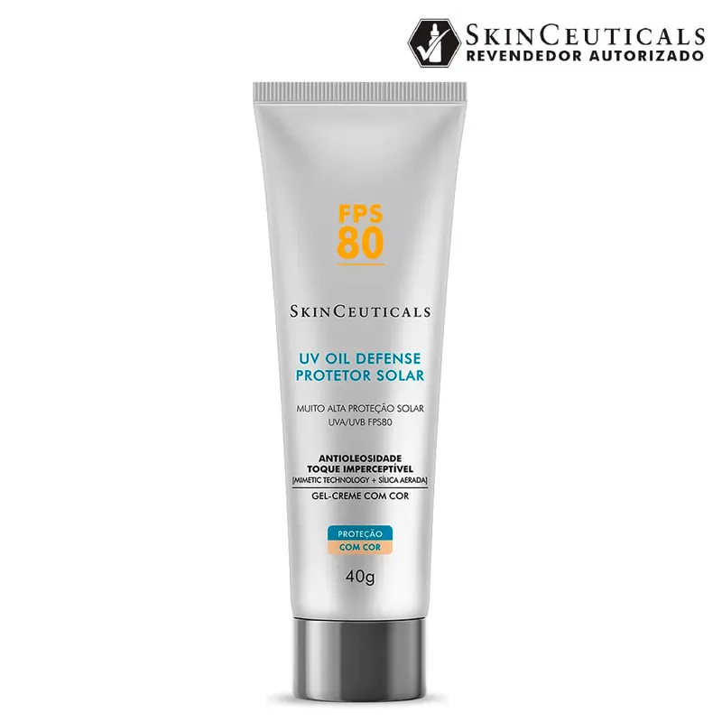 Protetor Solar Facial SkinCeuticals UV Oil Defense FPS80 Com Cor 40g