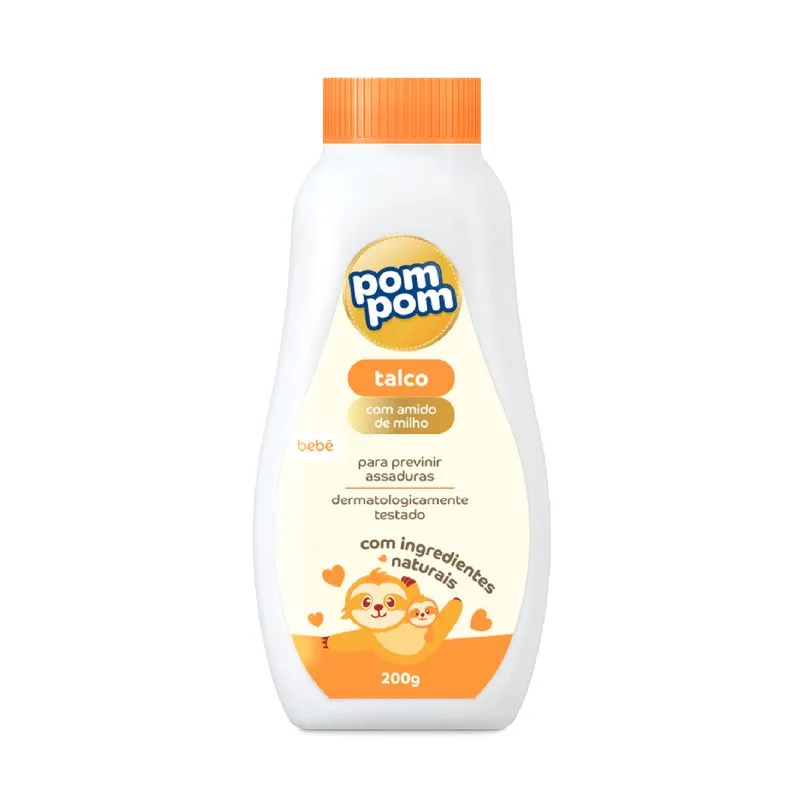 Talco Infantil Pom Pom 200g