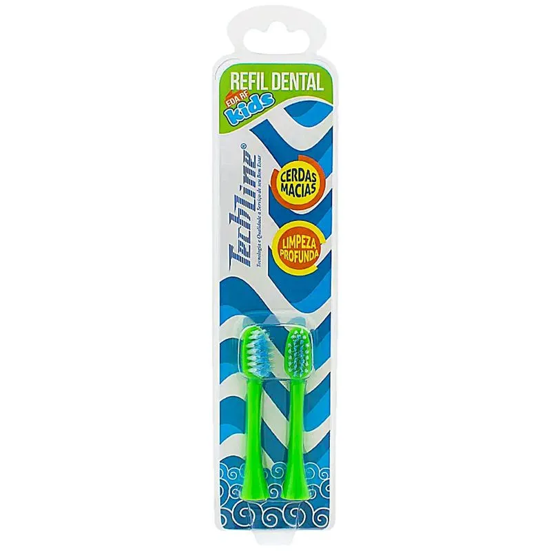 Techline - Kids Sapinho - Refil para Escova Dental - 2 Unidades