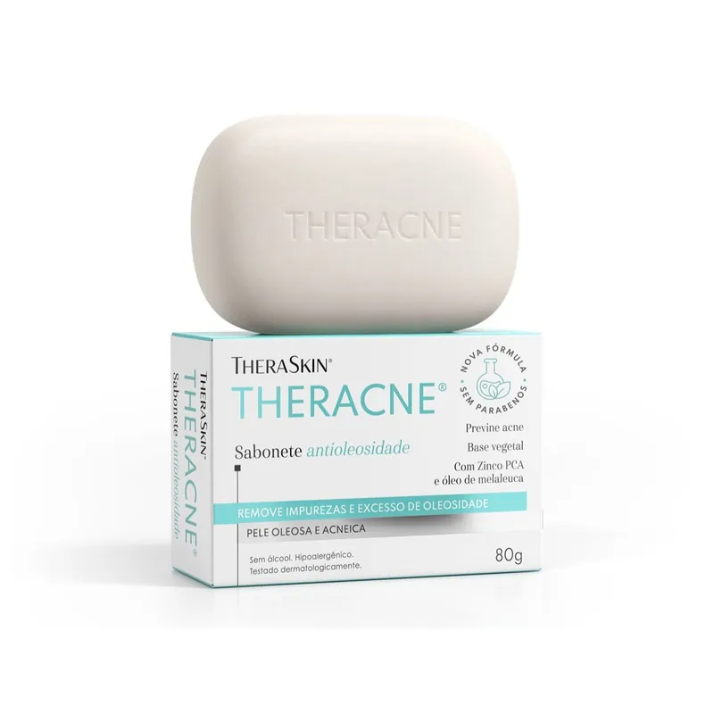 Sabonete em Barra Facial Theraskin Theracne Antiacne 80g