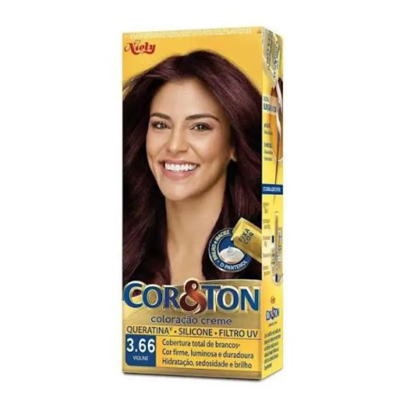 Tint Cor&Ton 3.66 Violine Mini Kit 50g