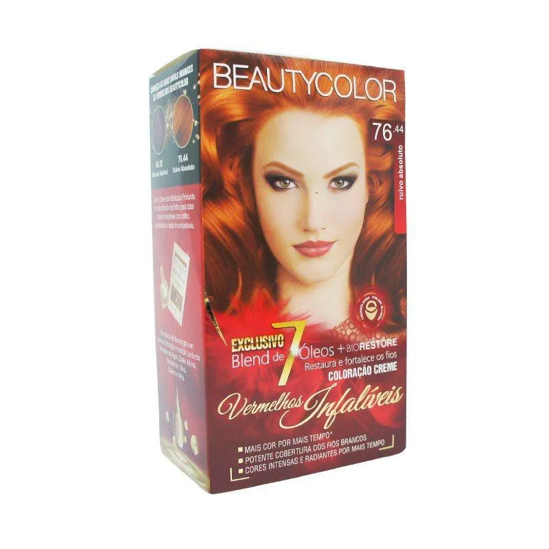 Tintura Beauty Color 76.44 Ruivo Absoluto Especial
