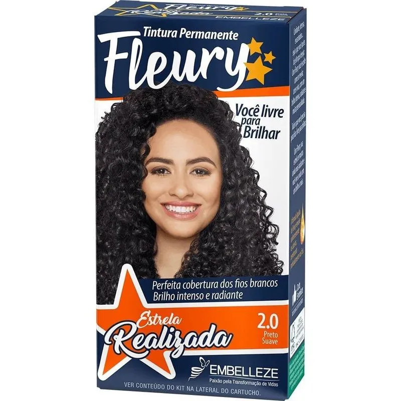 Tintura Fleury 2.0 - Preto Suave