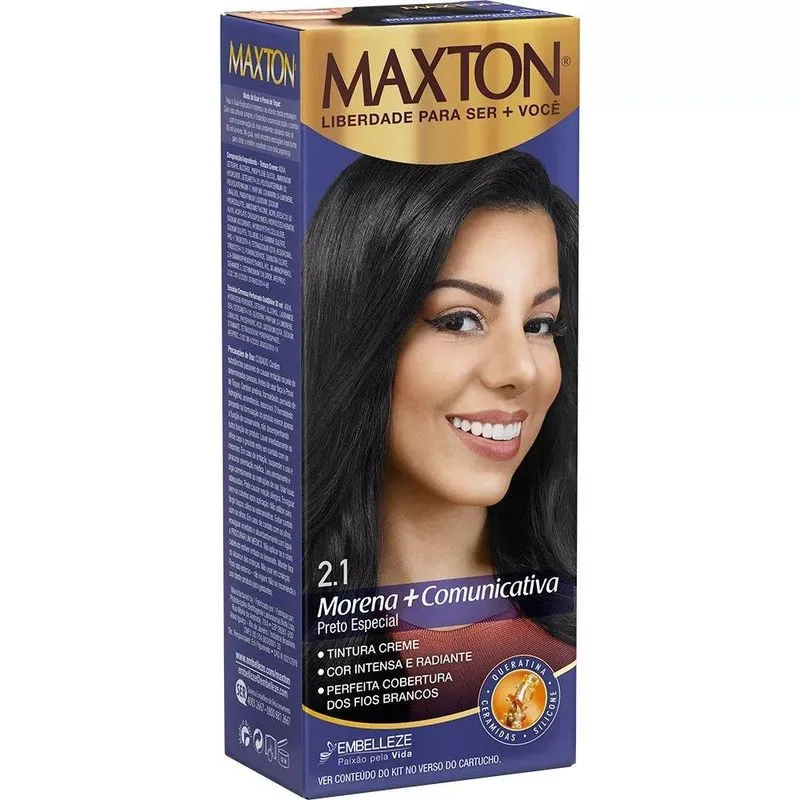 Tintura Maxton 2.1 Preto Azulado
