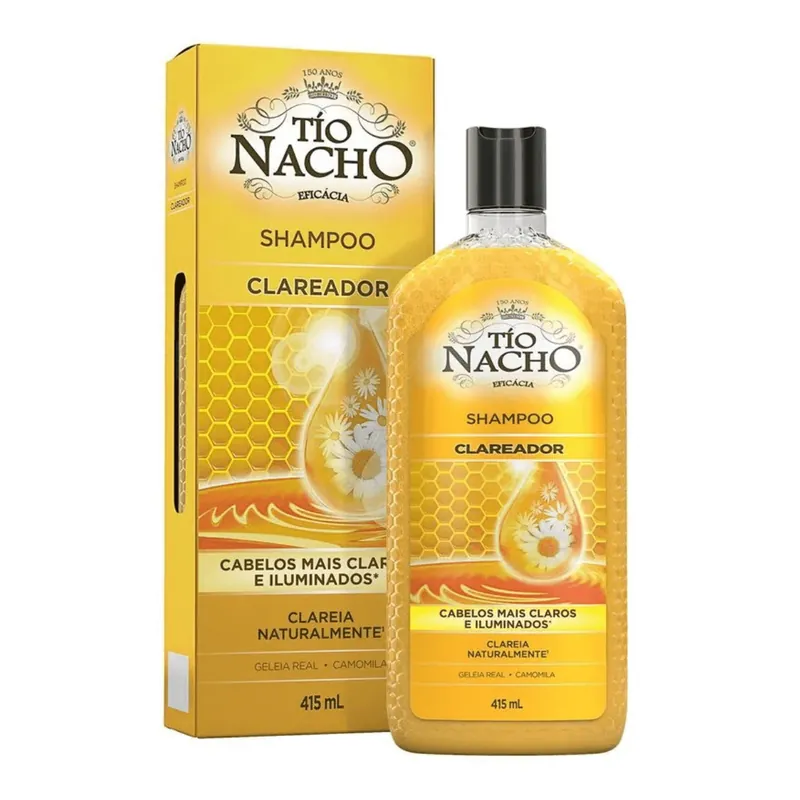 Shampoo Tío Nacho Clareador Antiqueda 415ml
