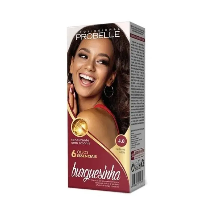 Tonalizante Burguesinha Cor:4.0 Probelle 50ml