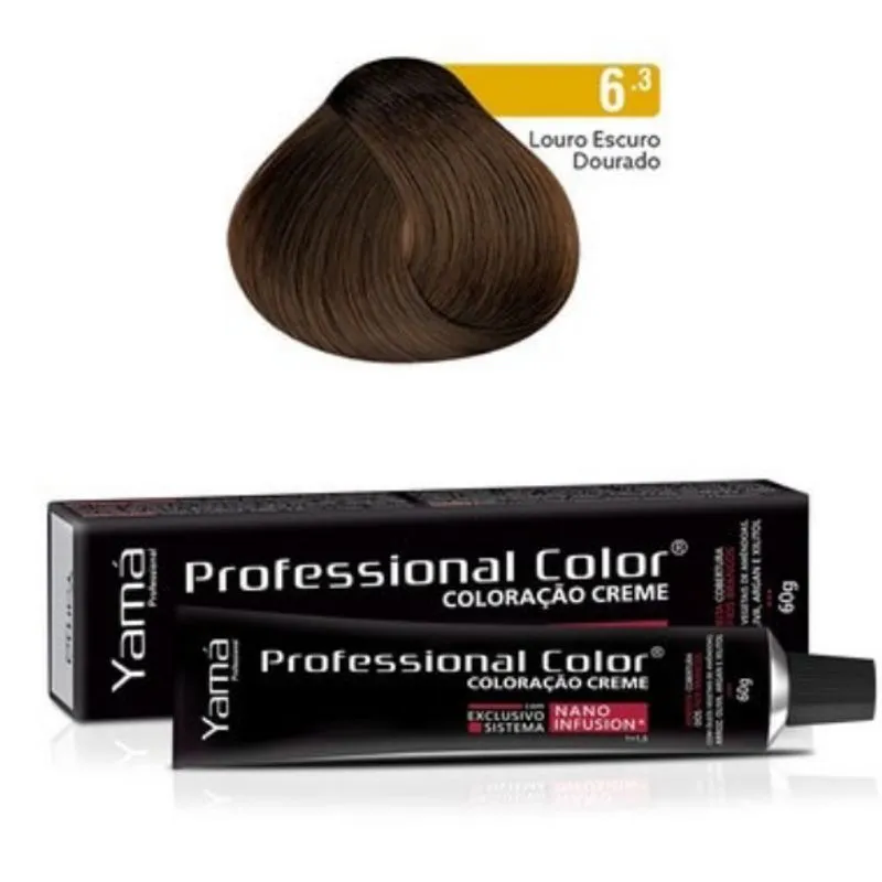 Tonalizante Yamá Professional 6.3 Louro Escuro Dourado