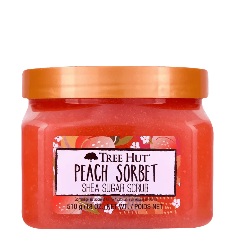 Tree Hut Peach Sorbet Shea Sugar Scrub - Esfoliante 510g