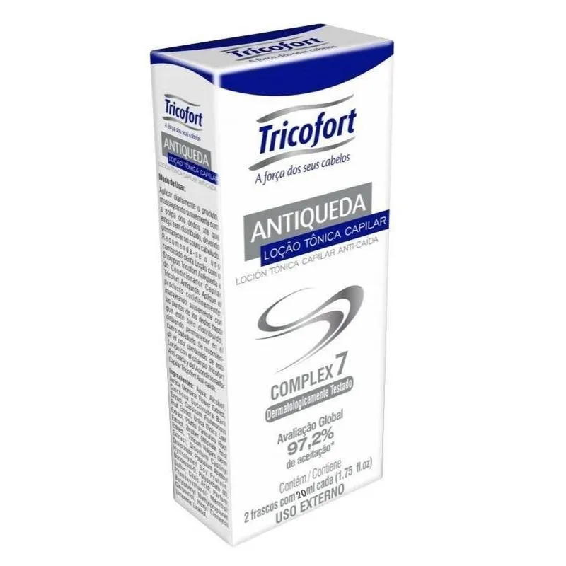 Tricofort Tônico Capilar Antiqueda - 2 Frascos de 20ml Cada