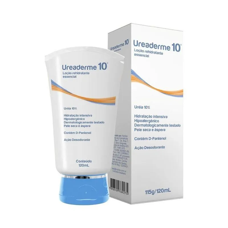 Ureaderme 10% Uréia - Loção Reidratante Nutriex - 120ml