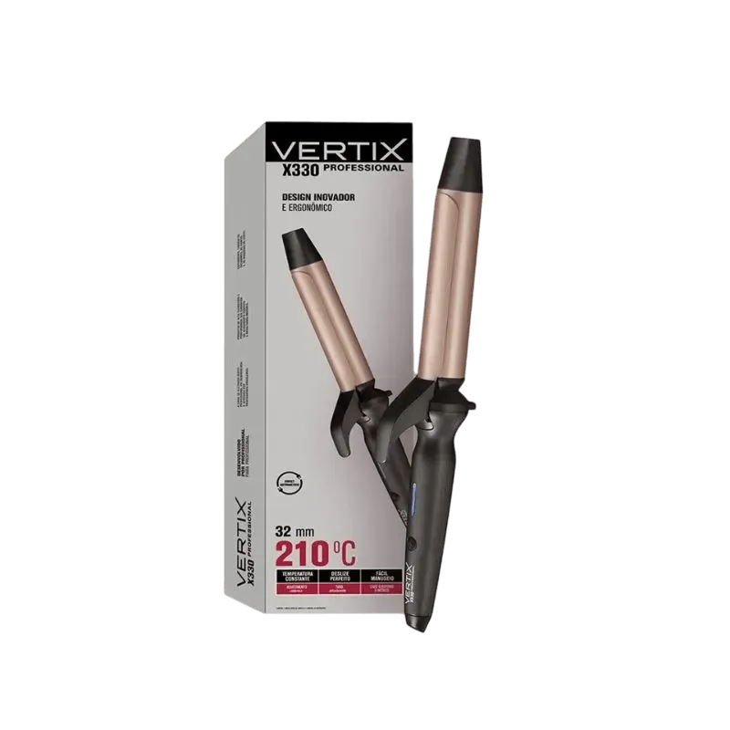 Vertix Modelador de Cabelo Profissional X330 - 32mm x 130mm - Bivolt
