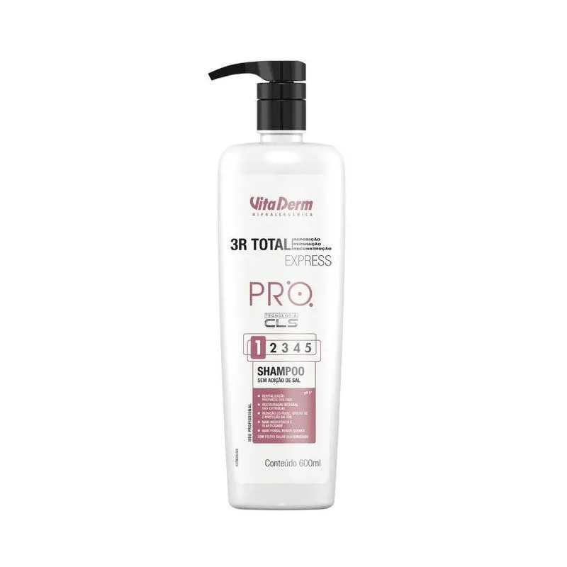Vita Derm 3R Total Express - Shampoo 600ml