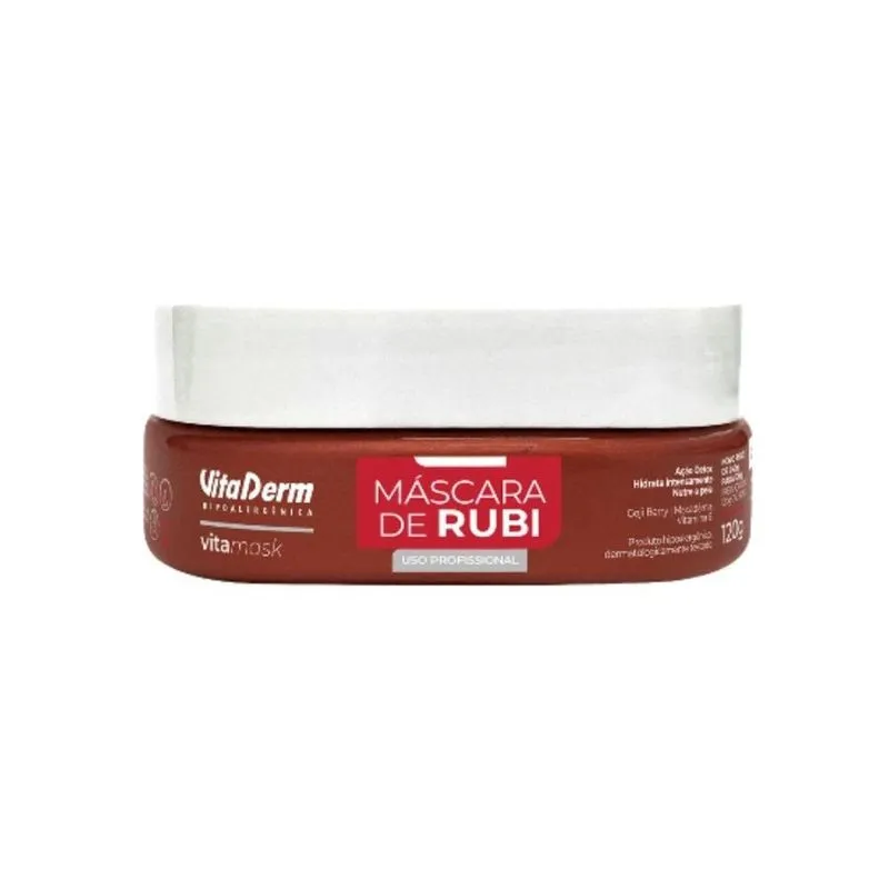 Vita Derm Hipoalergênica VitaMask Rubi Máscara 120g