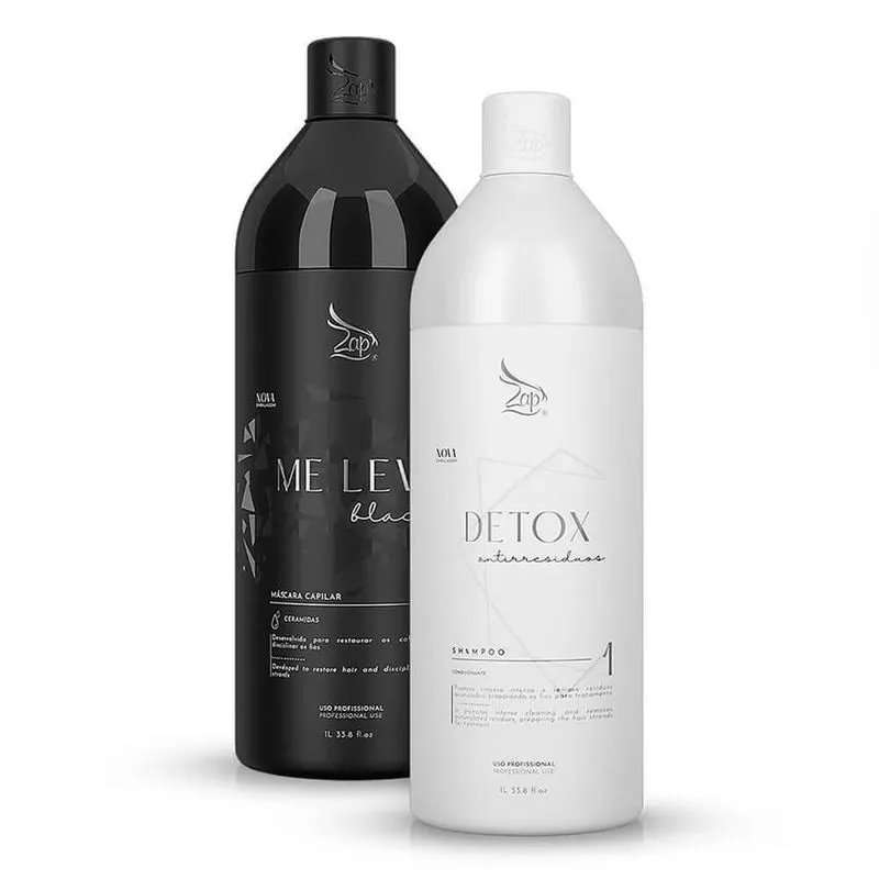 Zap Me Leva Black Escova Progressiva (2 x 1L)